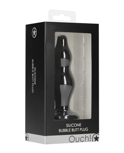 Shots Ouch! - Bubble Butt Plug - Black