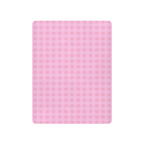 Image of Crib Sheet Breathable Soft Crib Mattress Sheet for Baby Toddler Boys Girls Fitted Crib Sheet Fit Standard Crib Mattress 52 x 28 Inch Checkered Pink