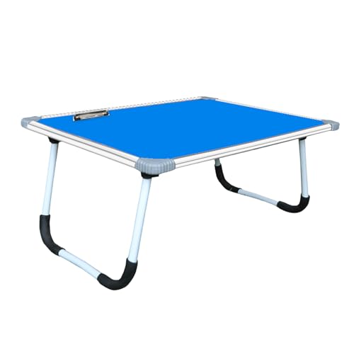 Image of YAJNAS Multipurpose Whiteboard & Laptop Table | Portable Study & Lap Desk for Bed with Laptop Support | Foldable Lap Bed Table, Ideal for Home & Office Presentation - (15 x 23, Blue)