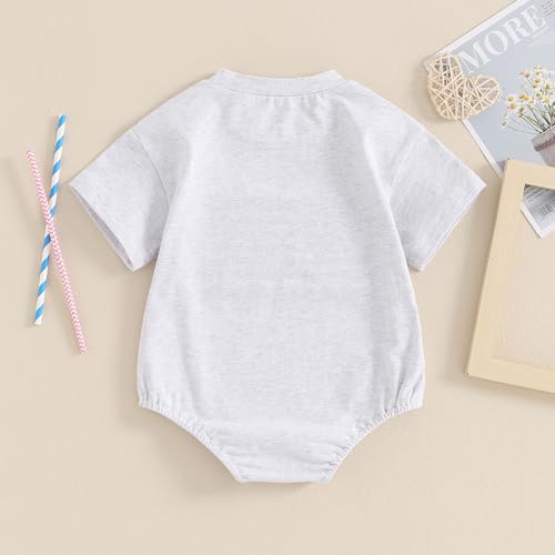 Newborn Infant Baby Girl Boy 4th of July Bubble Romper USA Letter Print Onesie Fourth of July Jumpsuit Outfits4