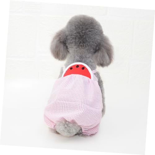 Pantalones de disfraz para perro talla XL con diseño rosa miniatura 2