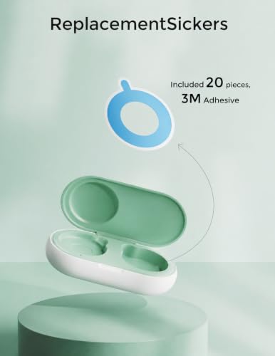 Image of Momcozy Replacement Stickers for Momcozy Wearable Digital Thermometer,20 Count,Single-Use,Skin-Friendly