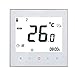 Weekly Programmable LCD Display Touch Screen Water Heating Thermostat Room Temperature Controller (Color : Blue) (White)