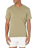 Goodthreads Men's Slim-Fit Short-Sleeve Cotton Crewneck T-Shirt with Pocket, Light Military Green, Medium
