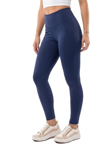 Image of JUNEBERRY Women's Solid Spandex Skinny Fit Activewear Legging | Stretchy, Lightweight & Comfortable for Gym Colors: Black, Navy, Light Grey, Sage, Cocoa, Wine, Mauve.