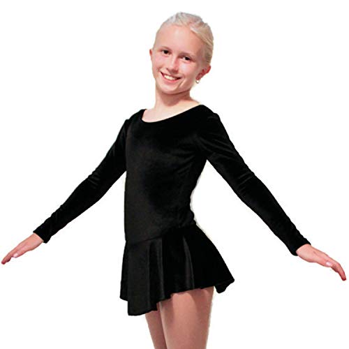Youth Figure Skating Dress for Ice Skating, Dance, Roller Skating Practice, Competition, or