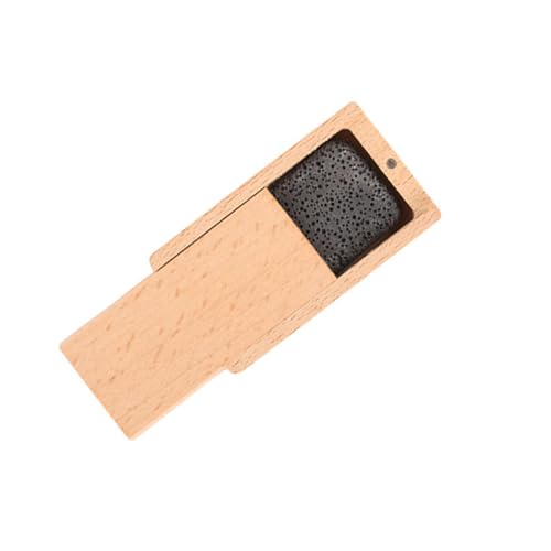 Difusor de aceites esenciales de madera con piedra portátil miniatura 1