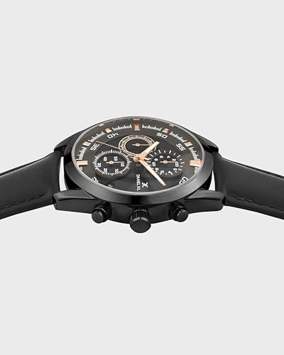 Image of Denial Klein Attractive Dial Leather Strap Watch for Men