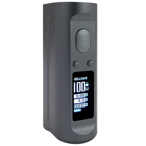 Hellvape Aera 120 Box Mod Akkuträger e-Zigarette, 120 Watt Leistung, ohne liquid und somit ohne Nikotin, Farbe Gunmetal