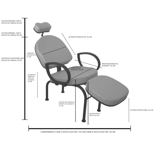 Kit Cadeira + Mocho Maquiagem Estética Designer Unha For-ty (Estofado Pink Facto Estrutura Preta)