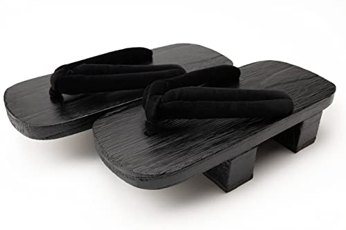 Image of Japanese Shoes Geta Wooden Clogs with Tabi Socks for Men Women