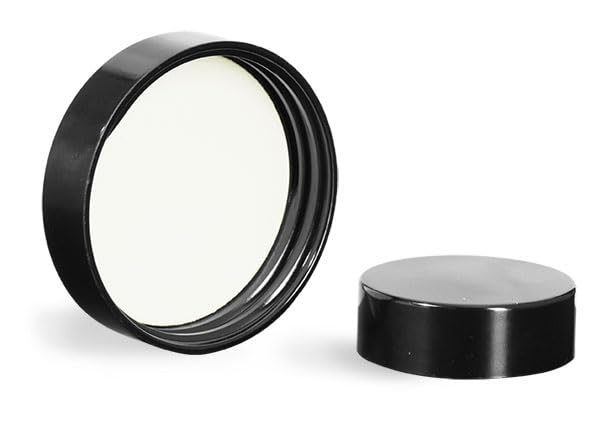 48/400 Black Phenolic PV Lined Caps