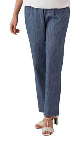 セルヴァン] 高島ちぢみ 涼やかﾊﾟﾝﾂ 股下58cm ﾌﾞﾙｰ L - 製品詳細