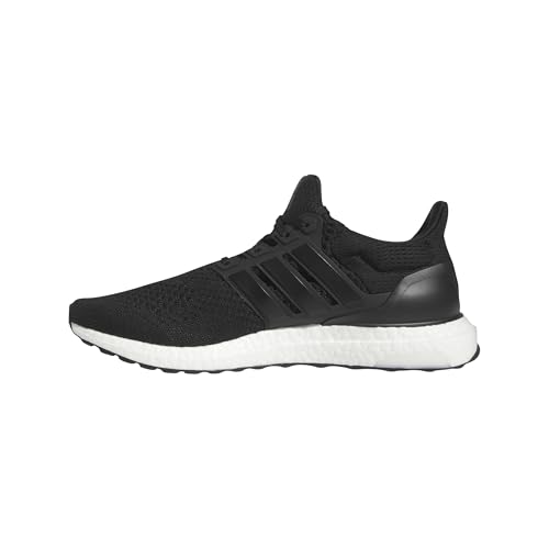 Adidas Men's Ultraboost 1.0 Running Shoe, Black/White/Beam Green, 10