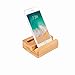 Encozy Cell Phone Stand with Sound Amplifier,Natural Bamboo Wooden Desktop Mobile Phone Holder (Sound Stand)