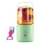 Batidora vaso con pelador de fruta incluido - Batidora de mano portatil recargable con usb - Batidor electrico portable blender ideal para batidos de fruta, zumos y smoothie maker. vaso batidor 250ml