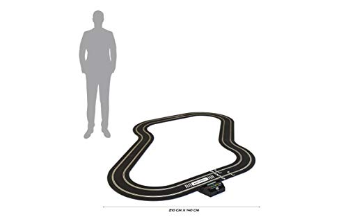 Scalextric ARC Pro App Race Control 24h Le Mans Slot Car Digital 1:32 Slot Car Road Race Track Set C1404T,Blue & Gray - Thumbnail 6