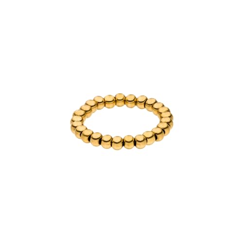 Purelei Bright Ring Anxiety Wasserfester Damenring aus langlebigem Edelstahl Verstellbare Größe 50 bis 60 Frauenring Fidget Ring Größe 50-54 Gold