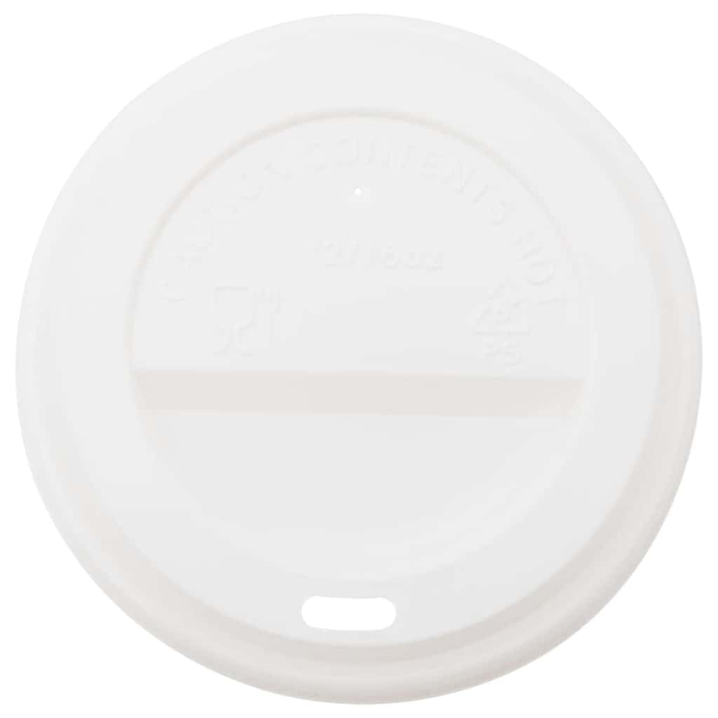 Pappbecher mit Deckel 1000 Stück 400ml 16oz Einwegbecher für Kaffee Tee Getränke Auslaufsicher für Party Büro Gastronomie