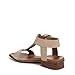 Naturalizer Womens Brandy Flat Sandal Coastal Tan Leather 5 M