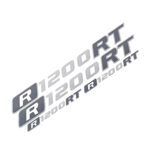 GQUIKGW Adesivo per Moto per BMW R1200RT R 1200 RT Adesivo per Moto Accessori Decalcomania(Sliver)
