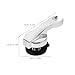 minkissy Salon Wash Station Tool Shower Wand Holder Sprayer Holder for Hair Shower Sprayer Mount for Shampoo Sink