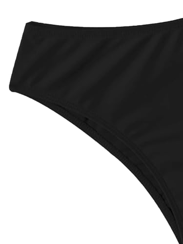 Girls Two Piece Bikini Set High Waist Swimsuit Kids Bathing Suit Teen Swimwear Beachwear4