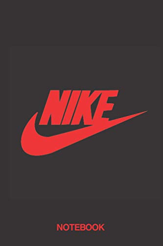 NIKE: NIKE Notebook - Beautiful Soft Cover - Black And Red Edition - Size 