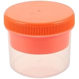 ZUNOXAZ Hearing Aid Carrier Box: Plastic Hearing Aid Dry Canister Jar - Dehumidifier Box Ear Care Supply for Travel and Safekeeping,Orange