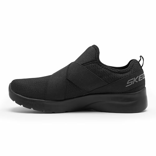 Image of Skechers Womens Dynamight 2 Black Casual Slip On Shoe