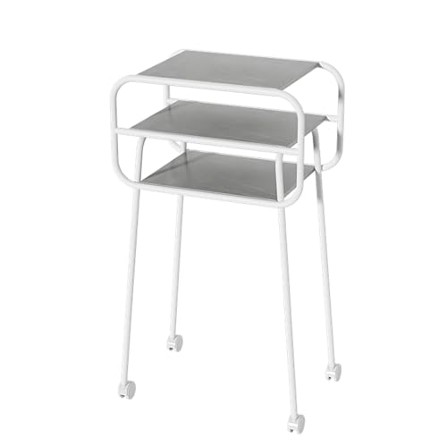 Estante para aspiradora robot decorativo y mesa auxiliar compacta para salones modernos 2