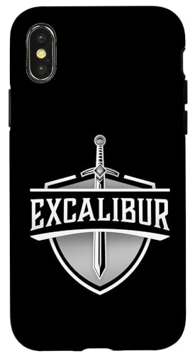 �G�N�X�J���o�[ �A�[�T�[���̐΂̒��̓`���̌� �X�}�z�P�[�X iPhone X/XS �p