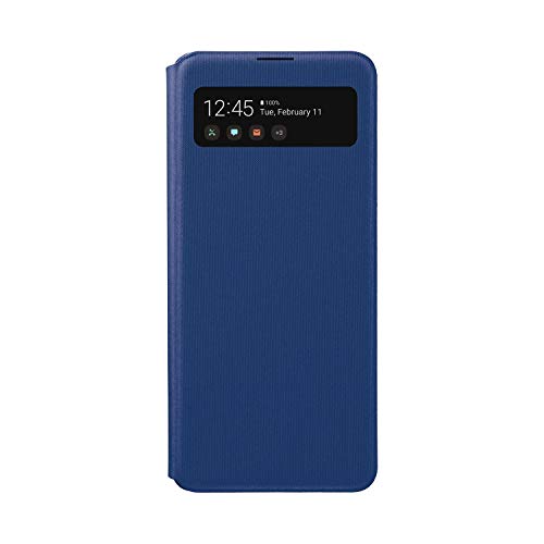 Amazon.co.jp: Galaxy A41 S VIEW WALLET COVER/ブルー [Galaxy