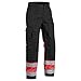 BlakläDer 156418119955 C42 Pantaloni Alta Visibilità Nero/Rosso, Multicolore, 156418119955D84 - 3