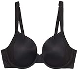 Savage X Fenty, Women's, Curvy T-Shirt Lace Bra, Black Caviar, 40C