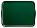 Cambro 1418H119 Camtray 14" X 18" Rectangle with Handles Sherwood Green Case of 12