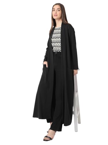 Image of Smarty Pants women's cotton open front trench jacket.