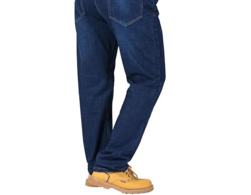 Men's Loose Stretch Straight-Leg Jeans, Stylish and Casual Lightweight, Comfortable Everyday Pants3