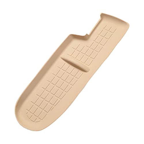 HiCollie グローブボックス 助手席 滑り止めマット ノンスリップ インテリア ラバーマット アクセサリー 水洗い 内装 シリコン カスタムホンダ HONDA N-BOX 新型NBOX 2017-2020 JF3/JF4 (ベージュ)