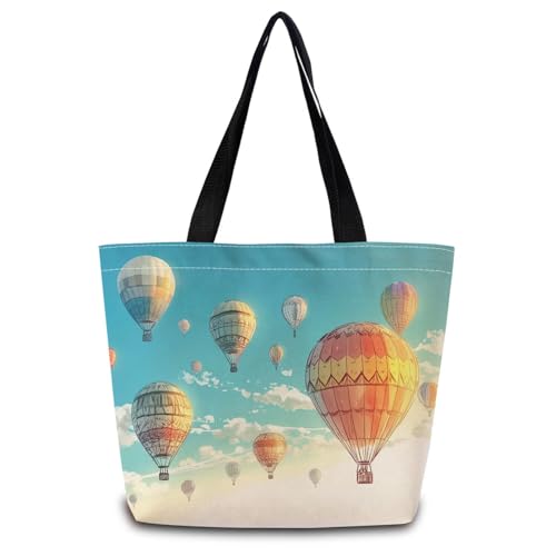 ZhuVantrix Hot Air Balloon Tote Bag