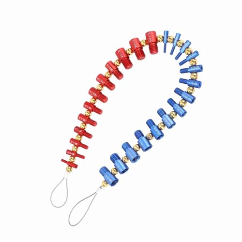 Jauge de boulon et écrou métrique pour identifier les filetages en zone d'accès difficile