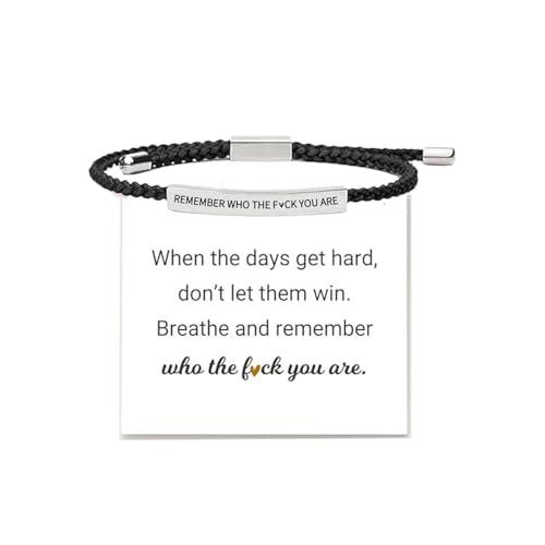 72ore Dont Let The Hard Days Win Bracelet Remember Who The F You Are Bracelet God Is In Control Bracelets Let Them Bracelets Just Breathe Jewelry Gifts