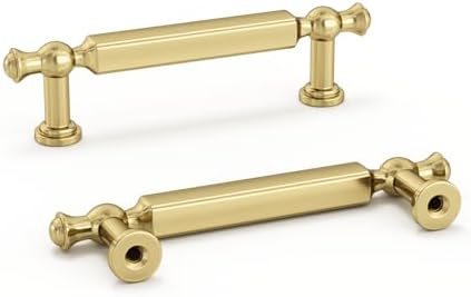 Goldenwarm 15 Pack Gold Cabinet Pulls Brushed Gold Cabinet Pulls ...
