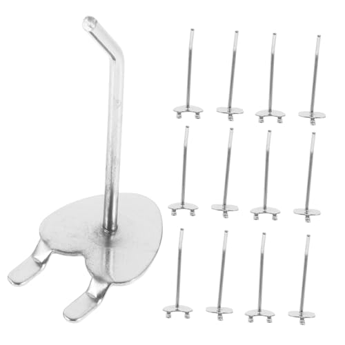 COSMEVIVI 20pcs Heart Shape Hook Metal Pegboard Hooks Utility Hooks for Garage Easy Install and Remove