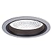 Nora Lighting NTM-43 Regressed Fresnel Lens Black Baffle44; White Plastic Ring