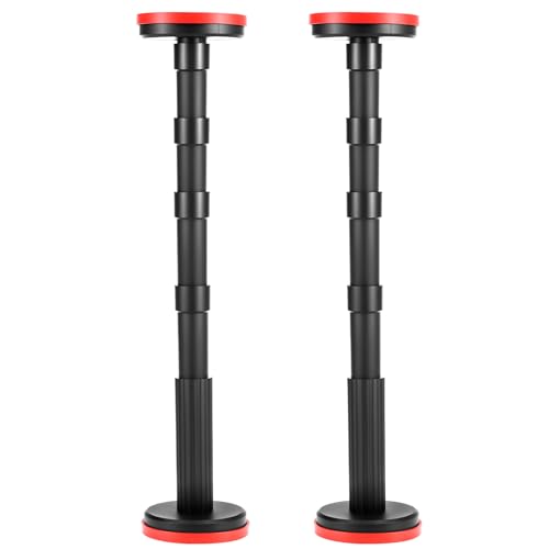 QWORK Adjustable Telescopic Support Pole 2 Pcs Cabinet Jack Support Rod Cabinet Lifting Bracket 7.1-22.9 Height Adjustable Undermount Sink and Floor Jack System 440 lbs Capacity
