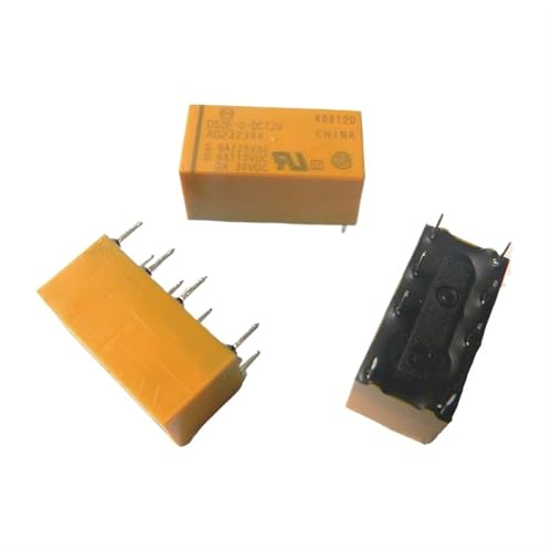 Relais DS2E-S 12VDC lot de 5 pièces de 2A à 8 broches pour circuits imprimés