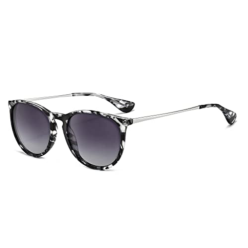 Image of SUNGAIT Premium Vintage Round Sunglasses for Women Men Classic Retro Style