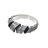 [新宿銀の蔵] Mad Graffiti アブソリュート スパイラル リング S 29号 メンズ シルバー925 指輪 ローマ数字 時間 時計 ハード