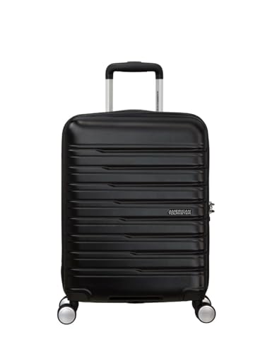 American Tourister Flashline - Spinner S, Hand Luggage, 55 cm, 34 L, Black (Shadow Black)